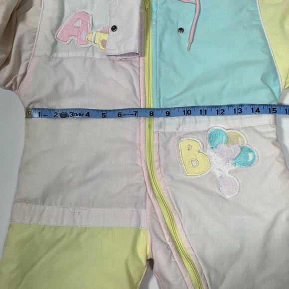 Baby Gitano Snow Suit Size 24T Pastel colors snap on mittens full‎ zip hooded - Picture 14 of 15